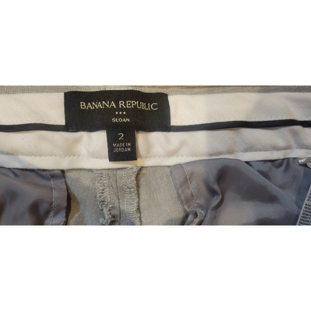 Banana Republic Women's Sloan Pants Gray Skinny Ankle Stretchy Size 2 Short - Picture 3 of 5